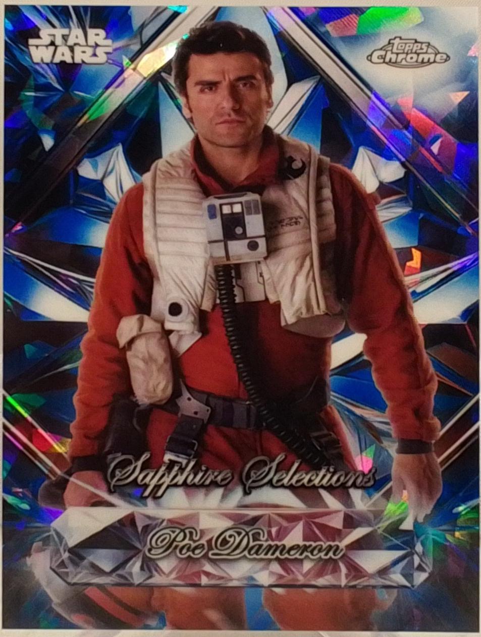 2025 Topps Chrome Sapphire Selections Poe Dameron #SS-8 card