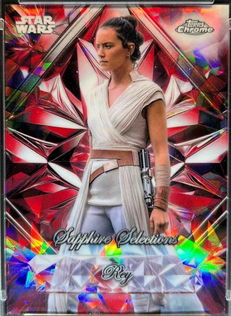 2025 Topps Chrome Sapphire Selections Rey [Red] #SS-10 card