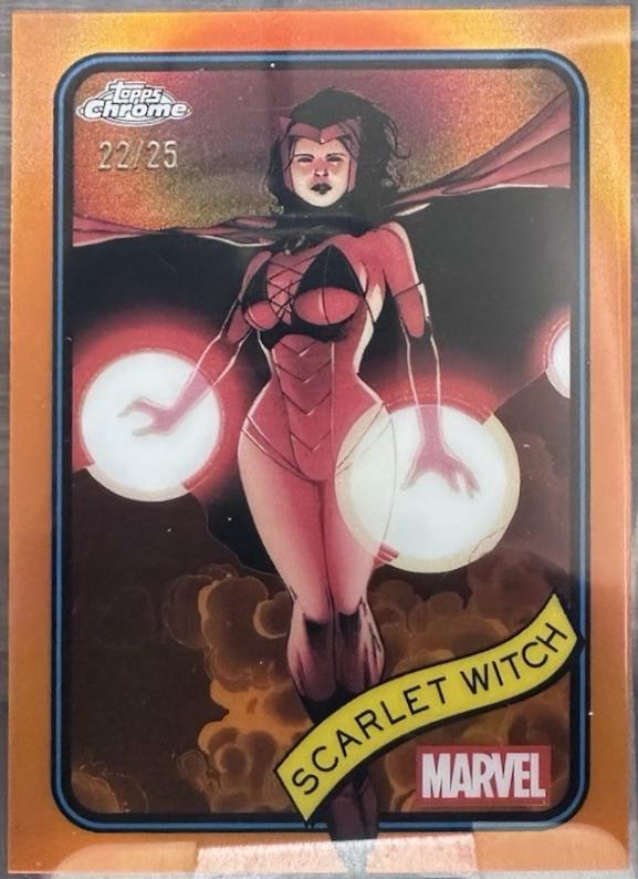 2025 Topps Chrome Scarlet Witch [Orange] #170 card