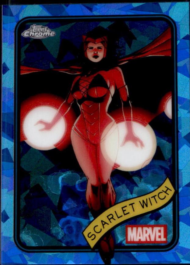 2025 Topps Chrome Scarlet Witch [Sapphire] #170 card