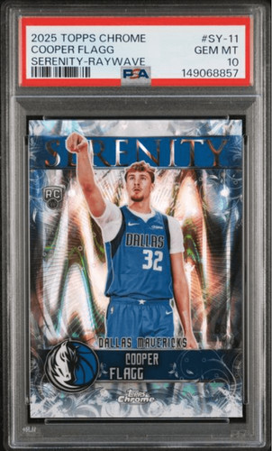 2025 Topps Chrome Serenity Cooper Flagg [RayWave Refractor] #SY-11 card