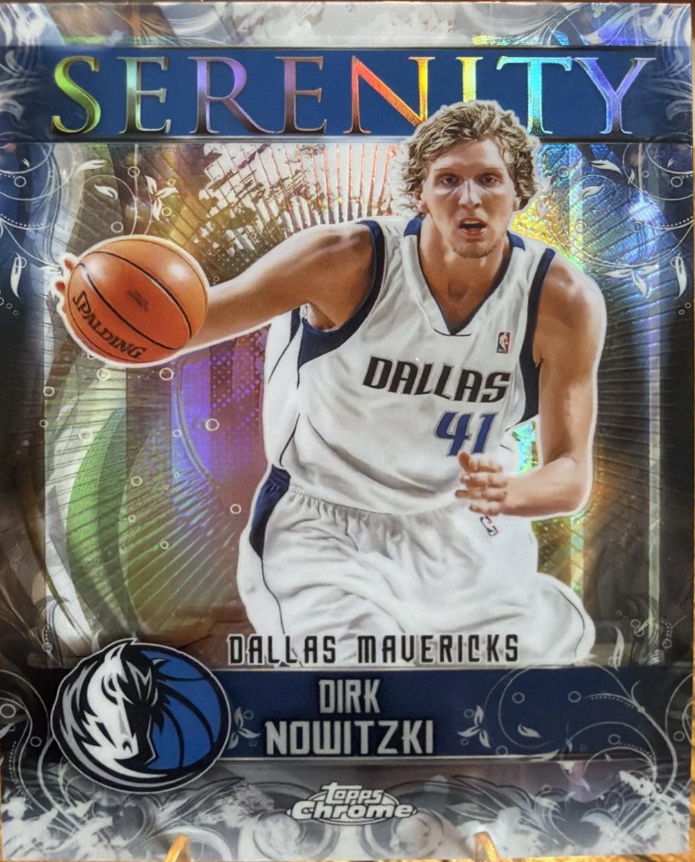 2025 Topps Chrome Serenity Dirk Nowitzki [Refractor] #SY-10 card