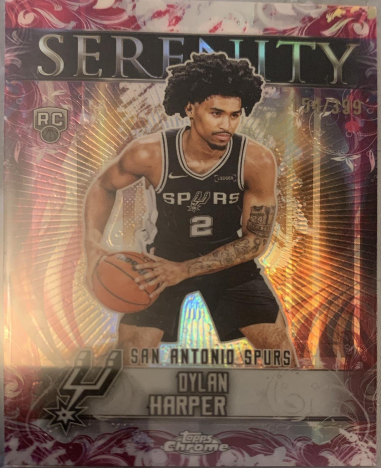 2025 Topps Chrome Serenity Dylan Harper [Magenta Refractor] #SY-12 card