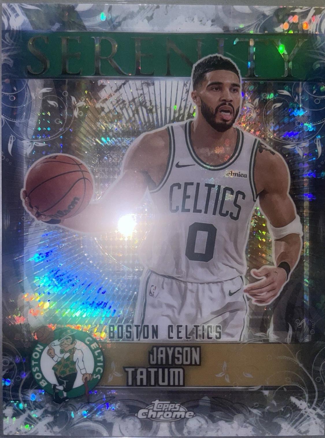 2025 Topps Chrome Serenity Jayson Tatum [Pulsar Refractor] #SY-7 card