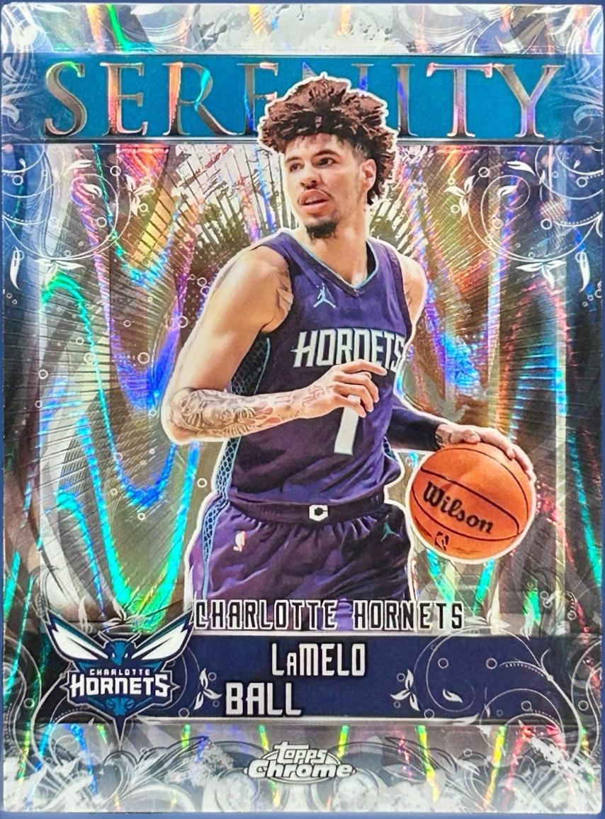 2025 Topps Chrome Serenity LaMelo Ball [RayWave Refractor] #SY-8 card