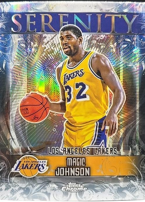 2025 Topps Chrome Serenity Magic Johnson [Refractor] #SY-9 card