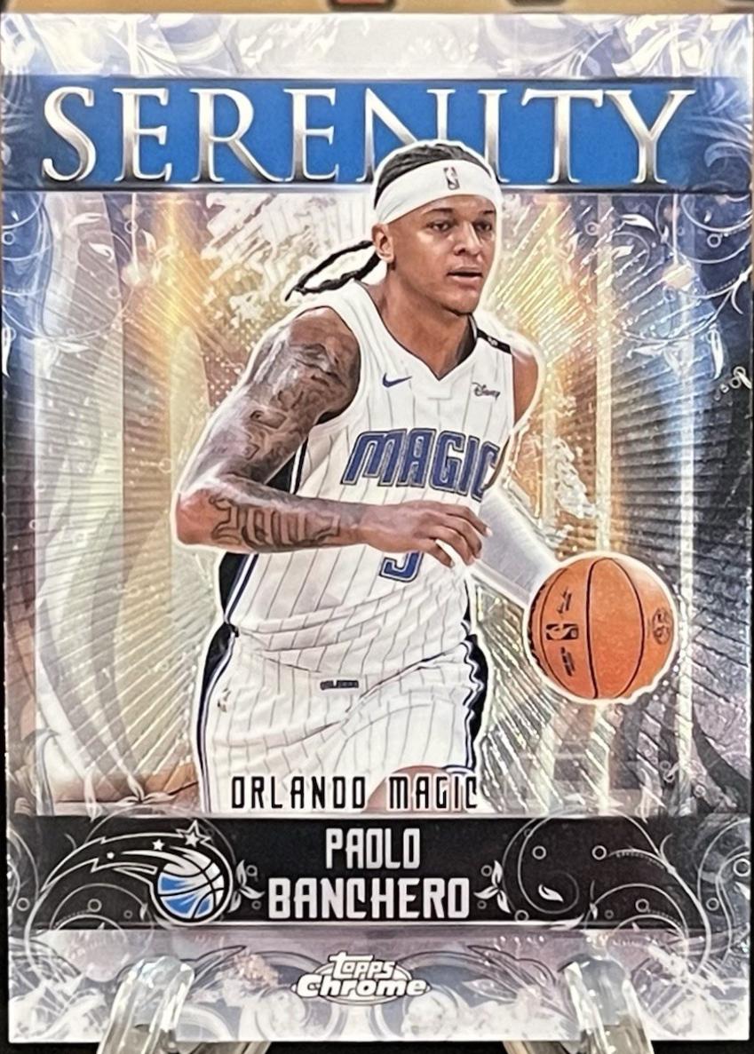 2025 Topps Chrome Serenity Paolo Banchero #SY-5 card