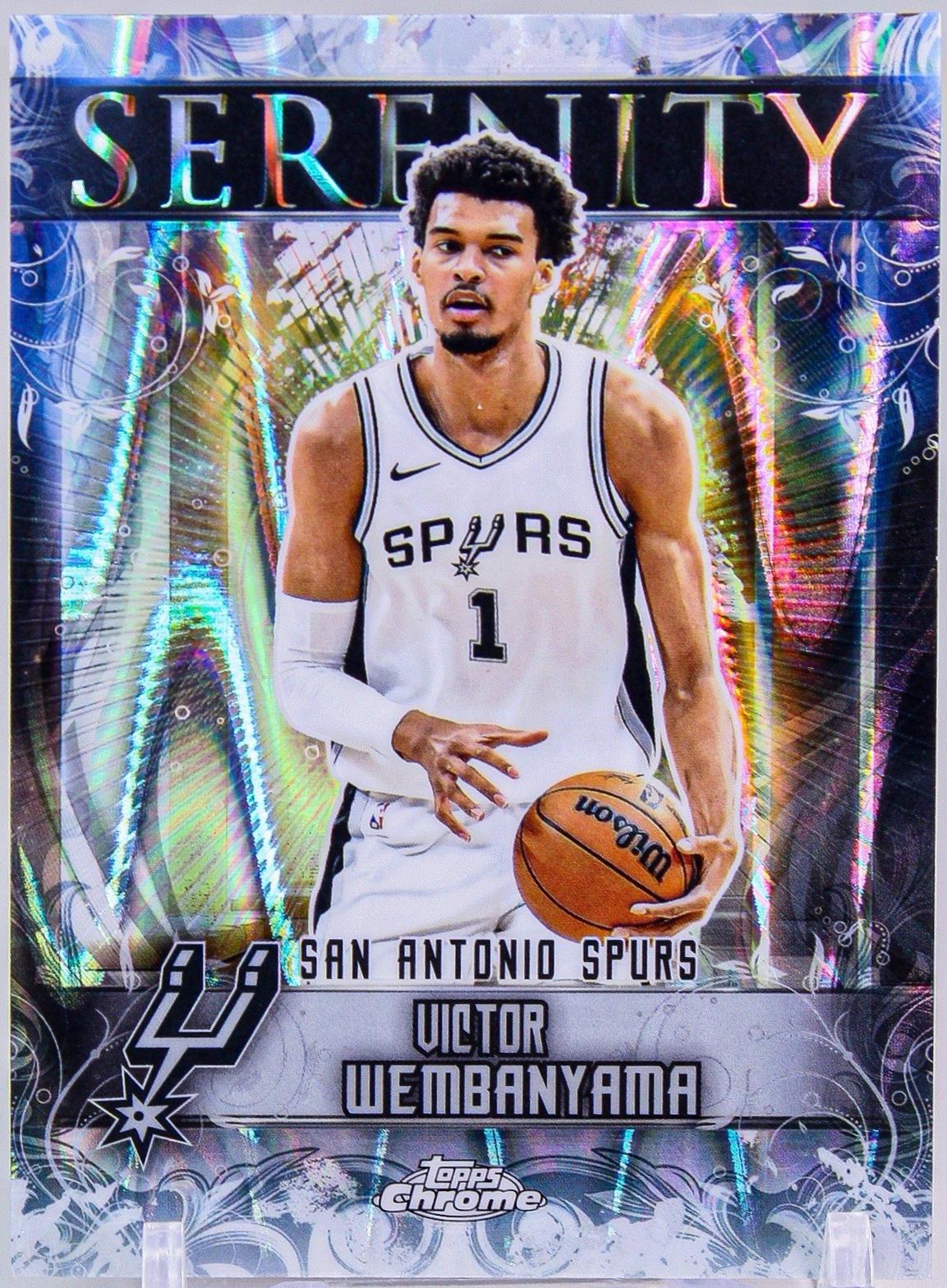 2025 Topps Chrome Serenity Victor Wembanyama [RayWave Refractor] #SY-1 card