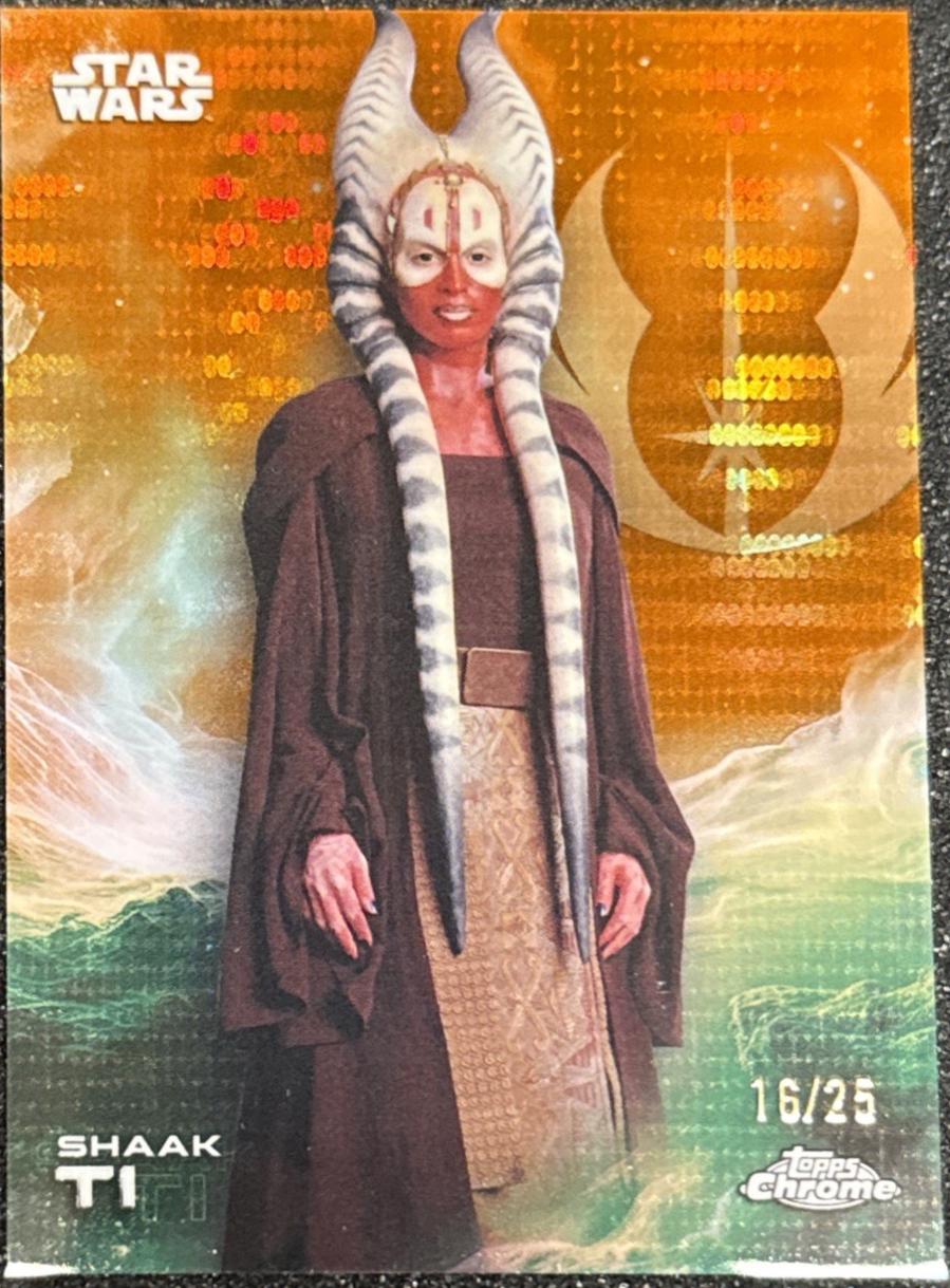 2025 Topps Chrome Shaak Ti [Orange Orange] #165 card