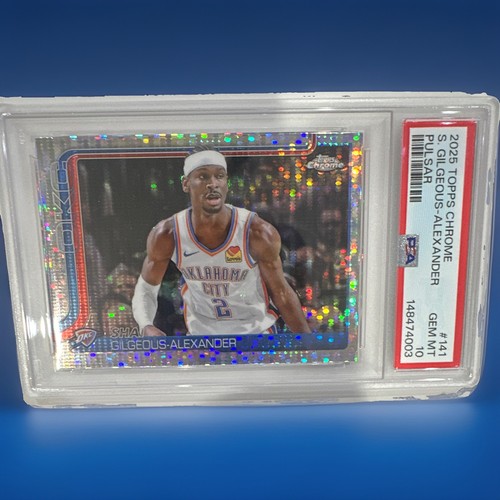 2025 Topps Chrome Shai Gilgeous-Alexander [Pulsar Refractor] #141 card