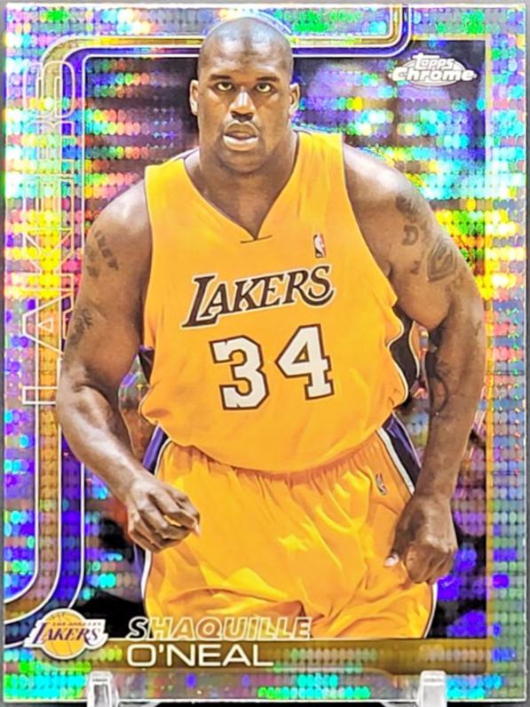 2025 Topps Chrome Shaquille O'Neal [Pulsar Refractor] #242 card