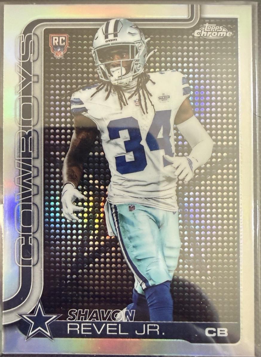 2025 Topps Chrome Shavon Revel Jr. [Lightboard Logo Variation] #301 card