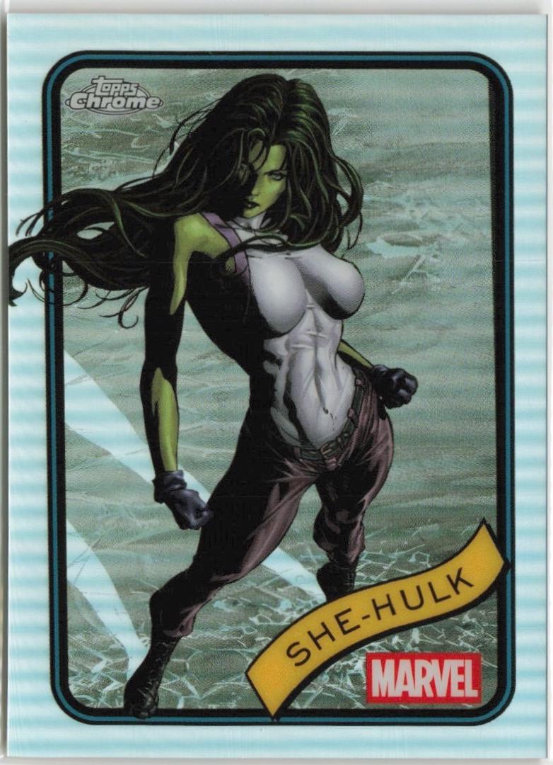 2025 Topps Chrome She-Hulk [Refractor] #110 card