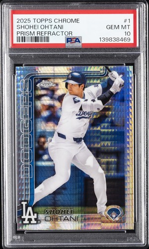 2025 Topps Chrome Shohei Ohtani [Prism] #1 card