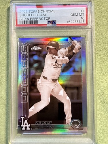 2025 Topps Chrome Shohei Ohtani [Sepia] #1 card