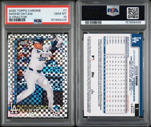2025 Topps Chrome Shohei Ohtani [X-Fractor] #1 card
