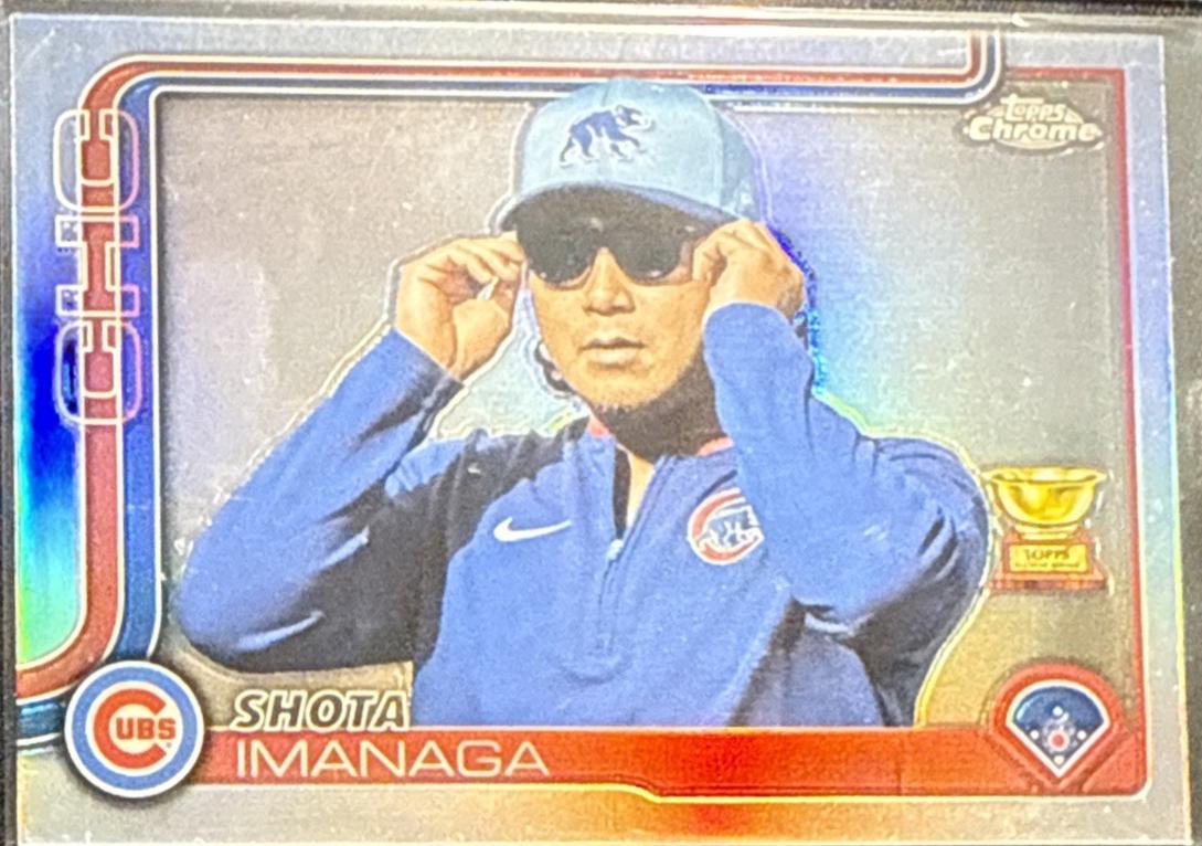 2025 Topps Chrome Shota Imanaga [Image Variation] #149 card