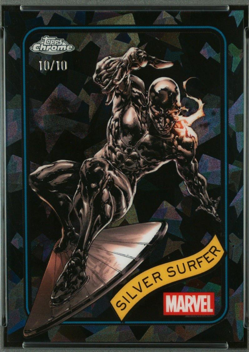 2025 Topps Chrome Silver Surfer [Black Sapphire] #134 card