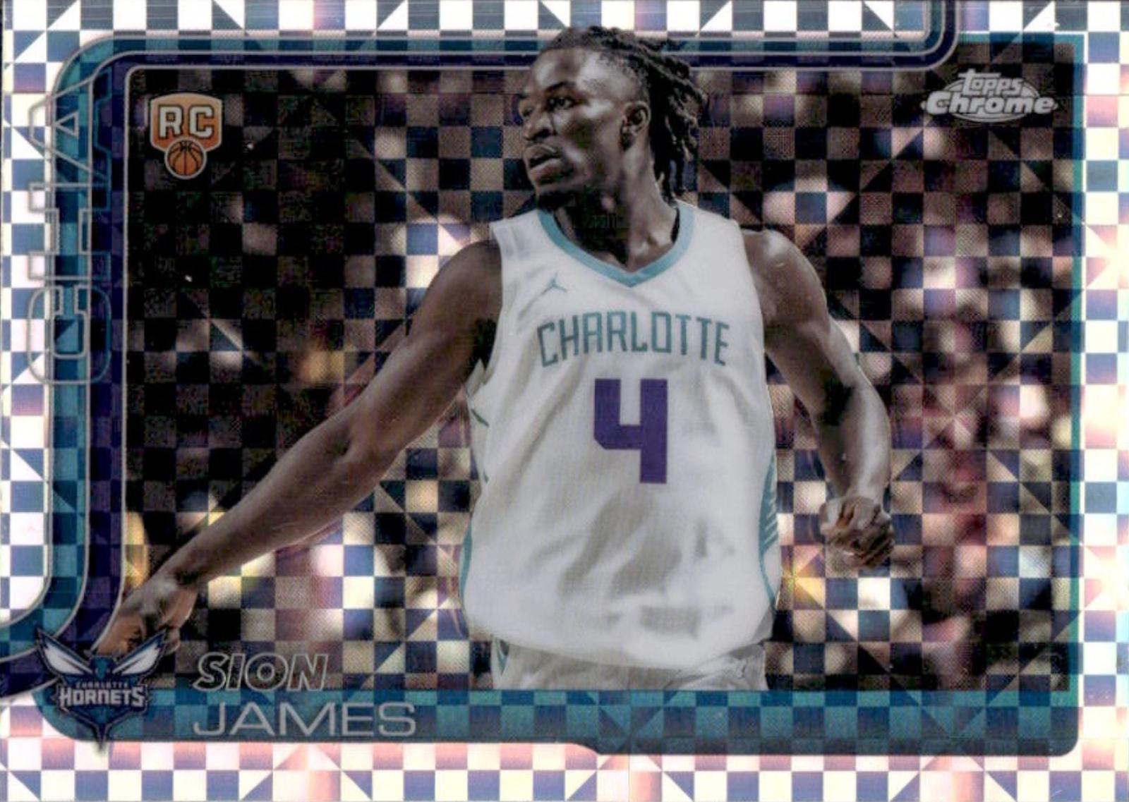 2025 Topps Chrome Sion James [X-Fractor] #283 card