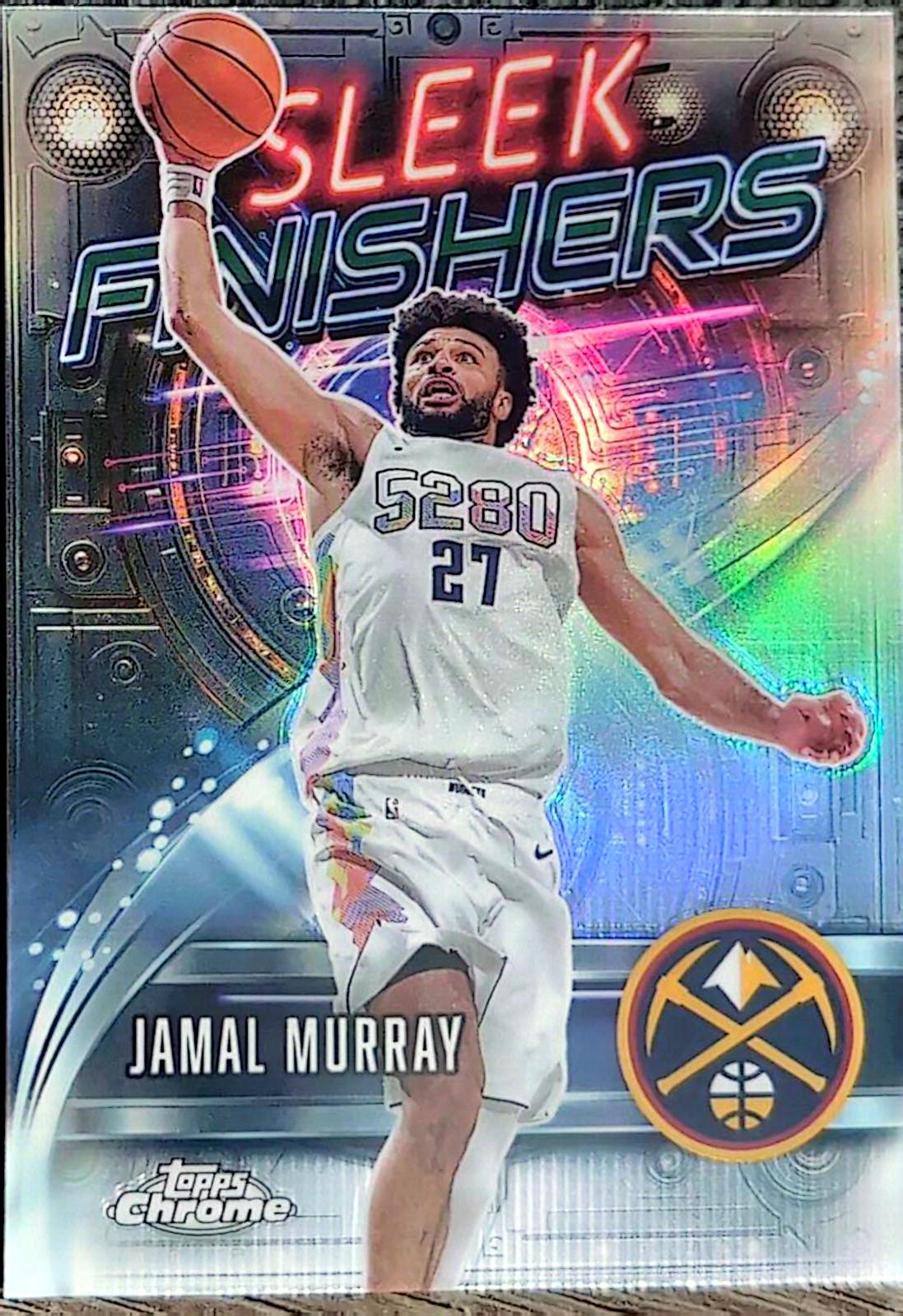 2025 Topps Chrome Sleek Finishers Jamal Murray [Refractor] #SF-18 card