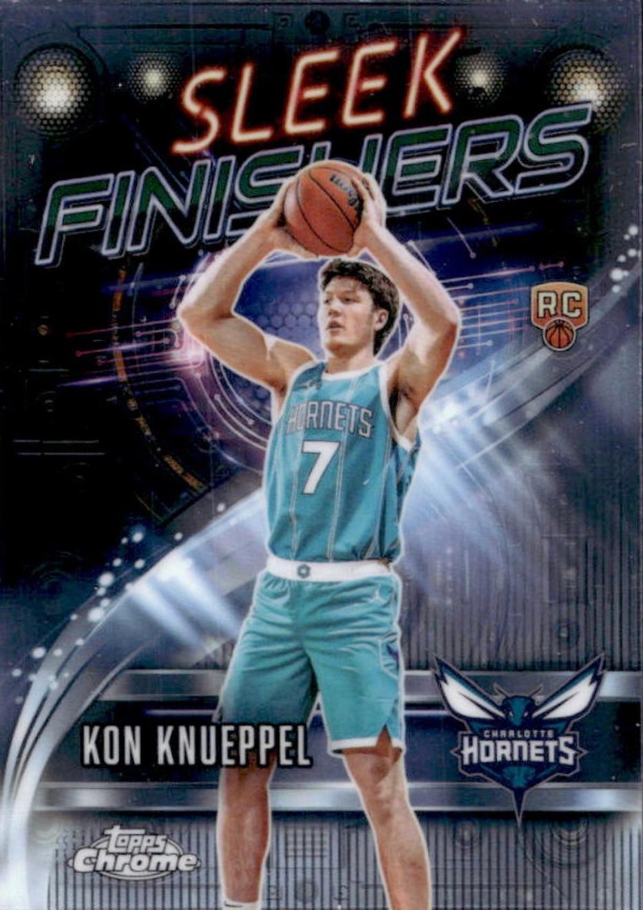2025 Topps Chrome Sleek Finishers Kon Knueppel #SF-24 card
