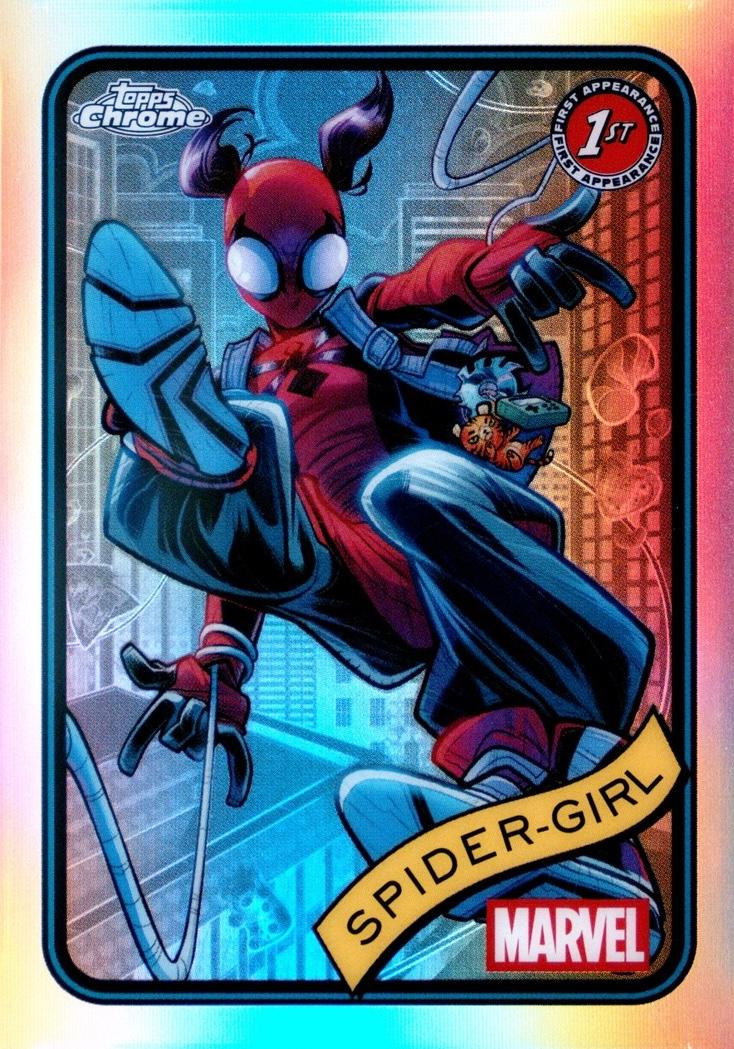 2025 Topps Chrome Spider-Girl [Refractor] #143 card