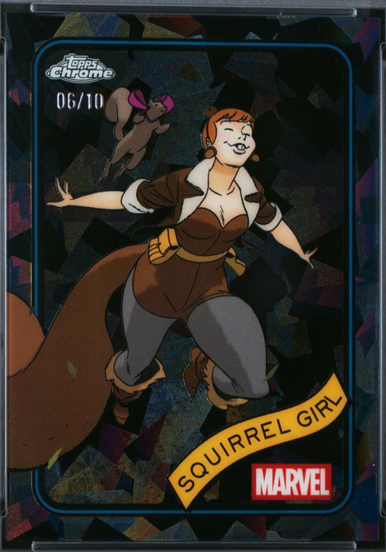 2025 Topps Chrome Squirrel Girl [Black Sapphire] #44 card