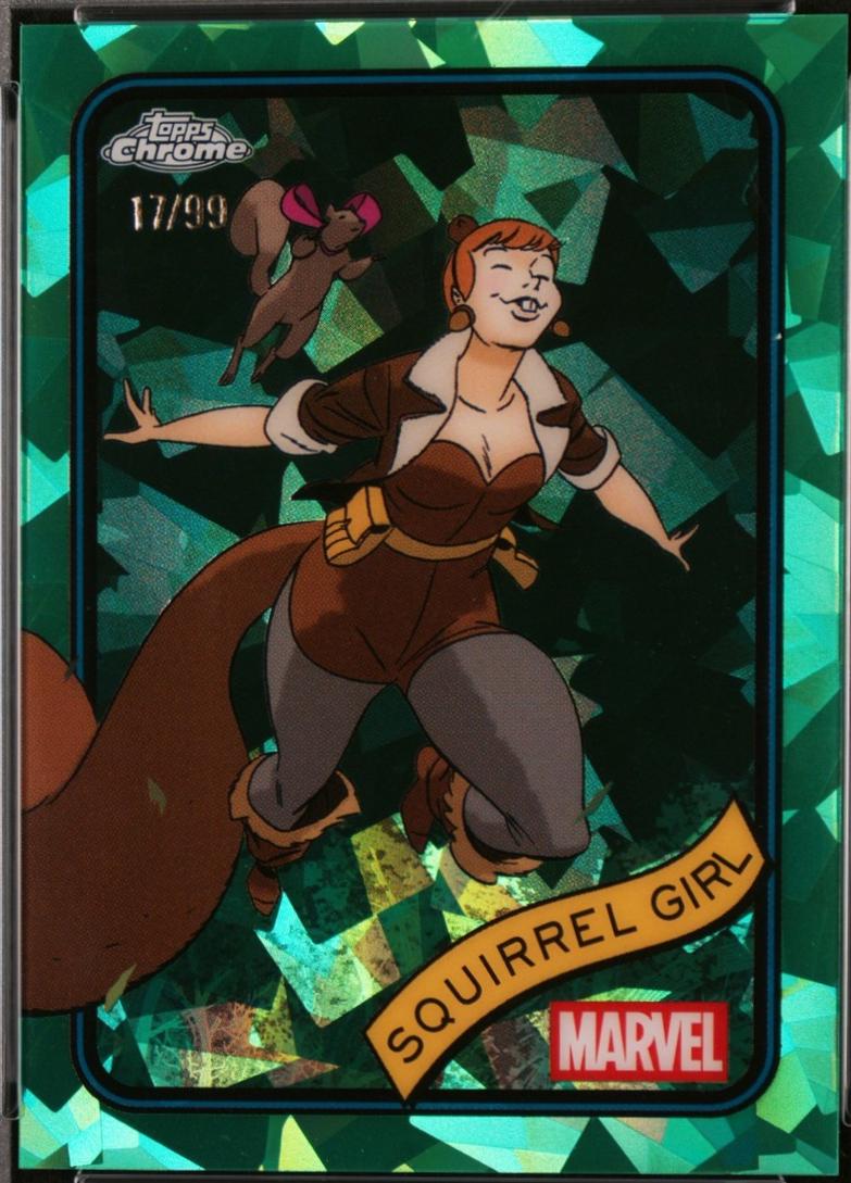 2025 Topps Chrome Squirrel Girl [Green Sapphire] #44 card