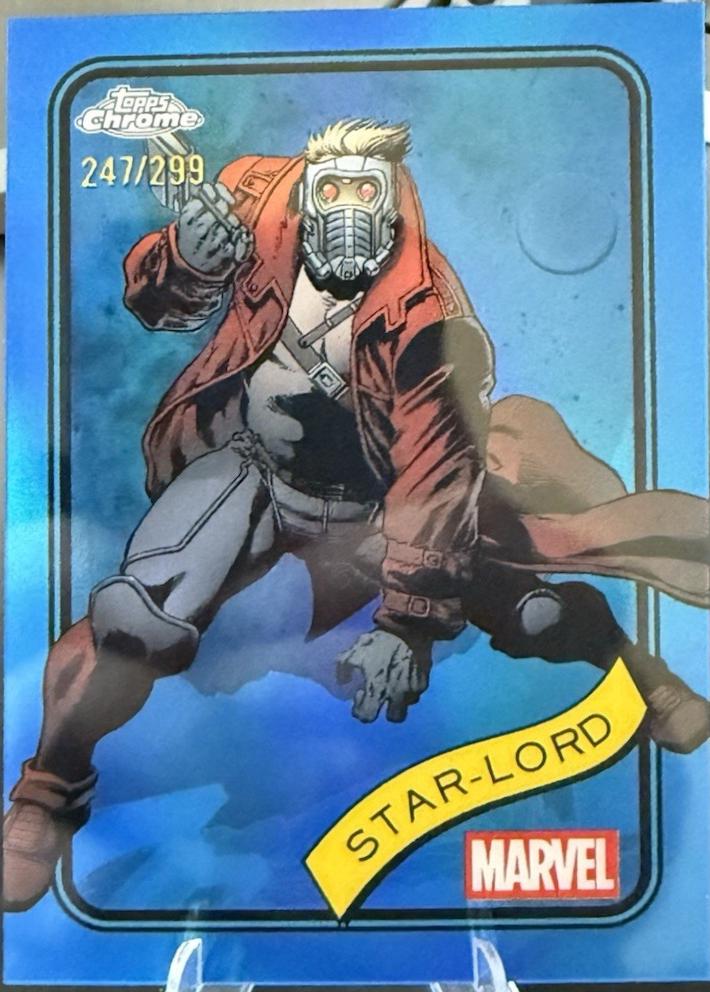2025 Topps Chrome Star-Lord [Blue] #104 card