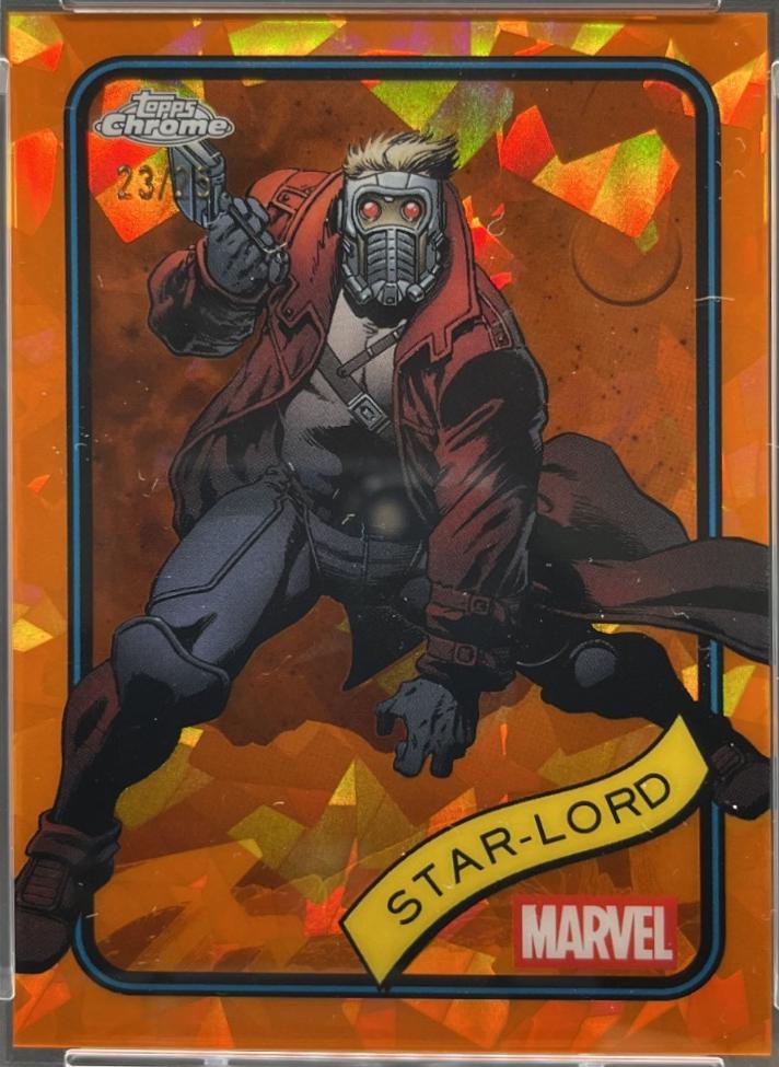 2025 Topps Chrome Star-Lord [Orange Sapphire] #104 card