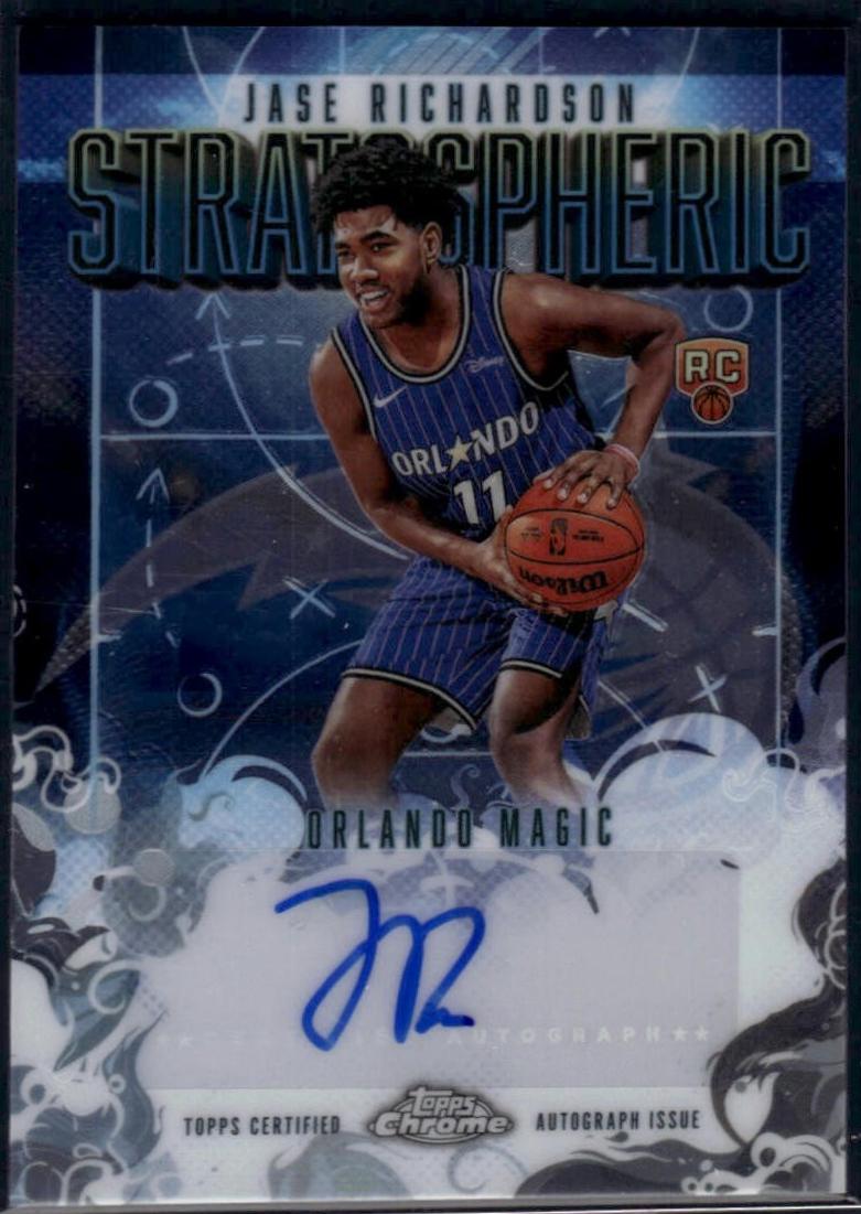2025 Topps Chrome Stratospheric Signature Rookie Jase Richardson #SMR-JR card