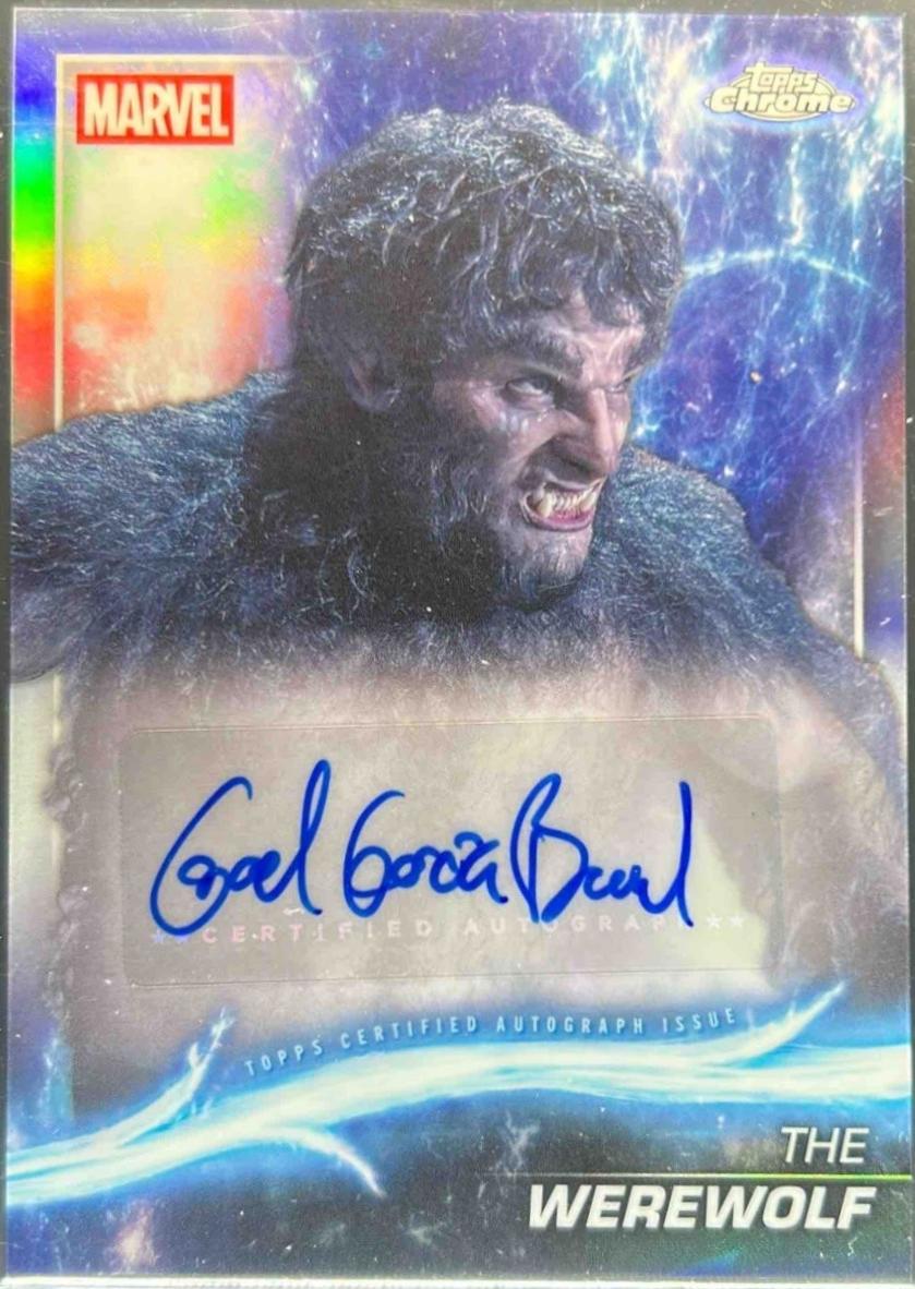 2025 Topps Chrome Studios Autograph Gael Garcia Bernal as The Werewolf #AA-GGB card