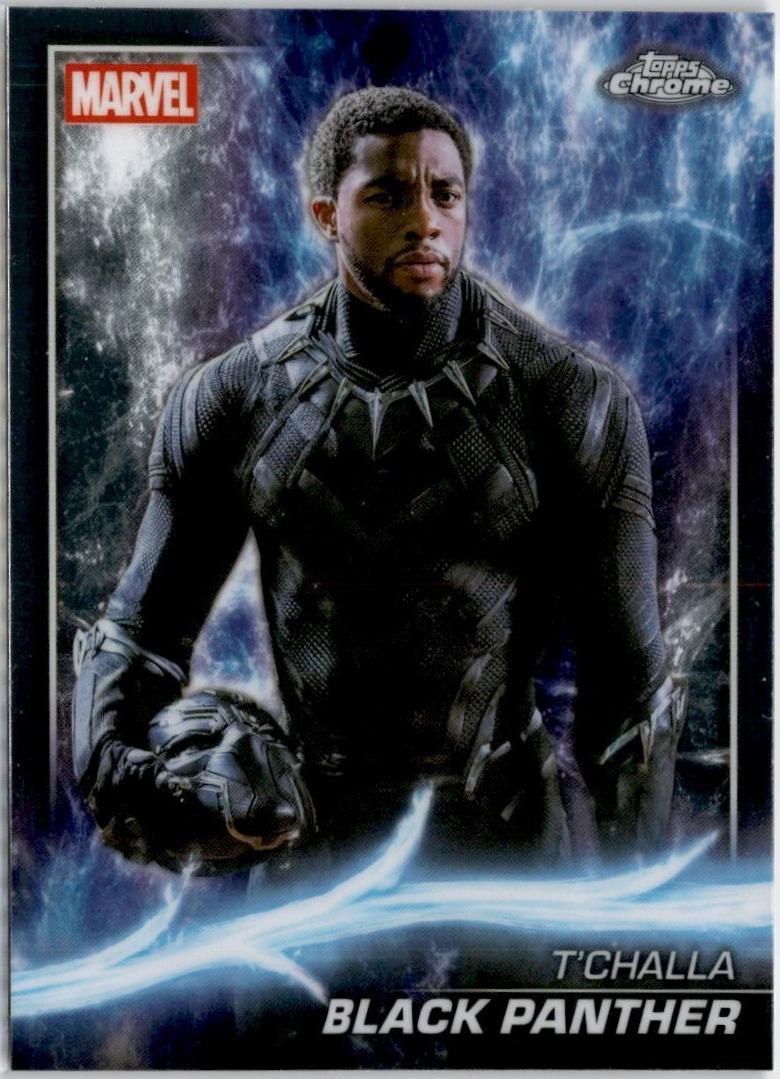 2025 Topps Chrome Studios Black Panther [Black Refractor] #79 card