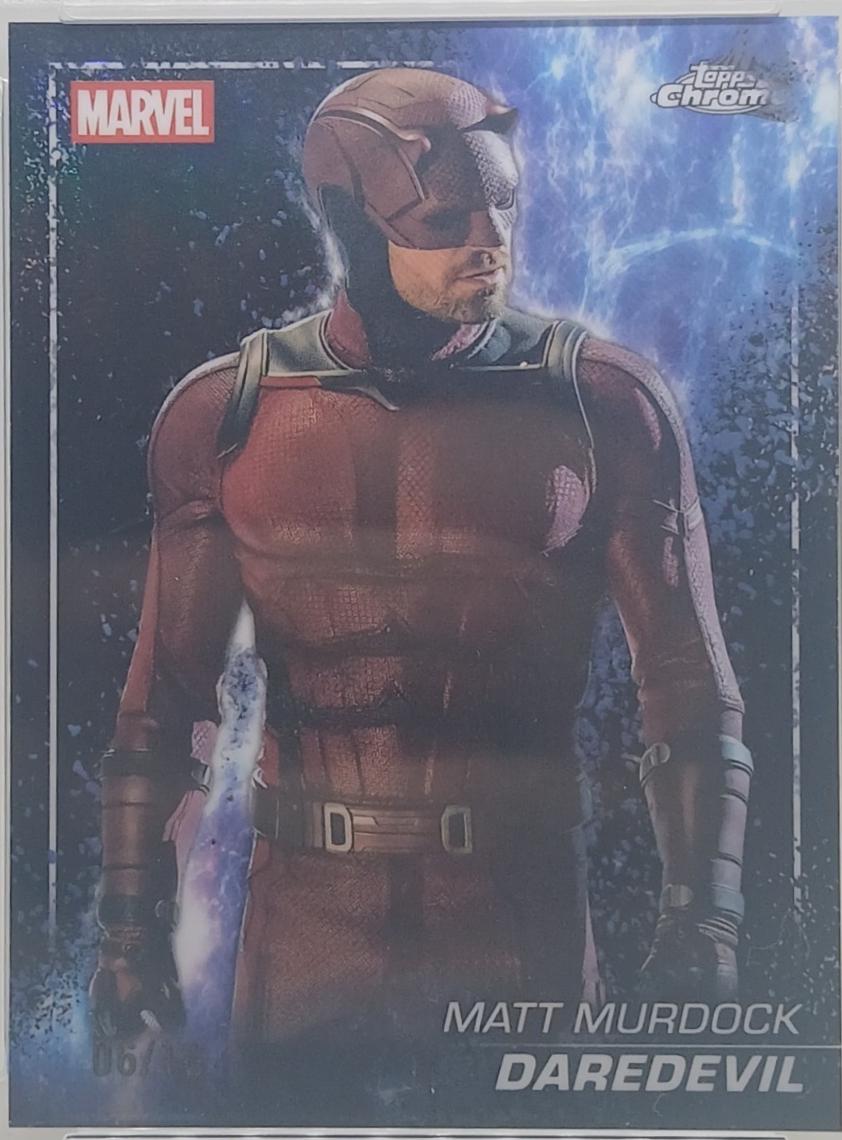2025 Topps Chrome Studios The Snap Daredevil [Black] #S-175 card