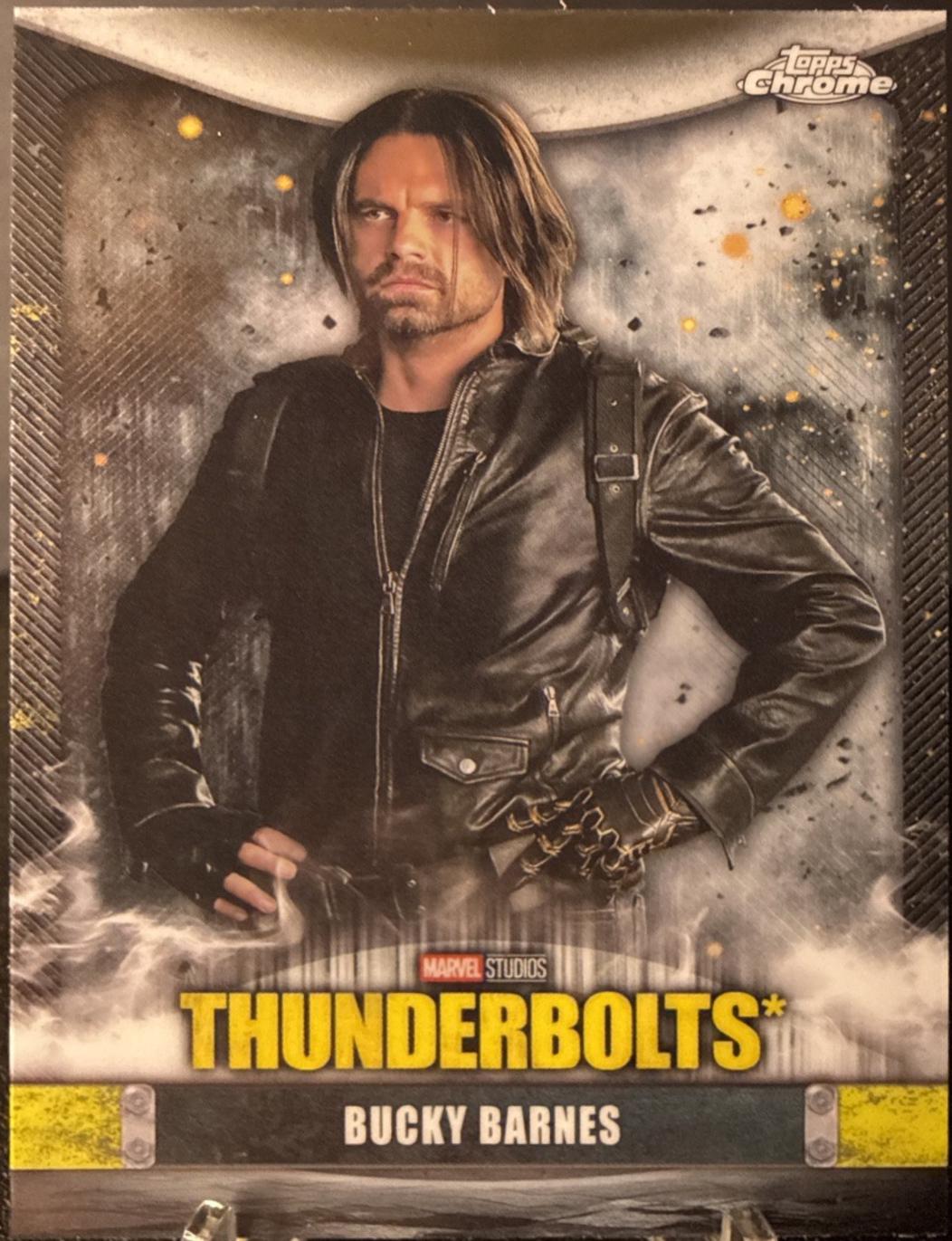 2025 Topps Chrome Studios Thunderbolts Bucky Barnes #9 card