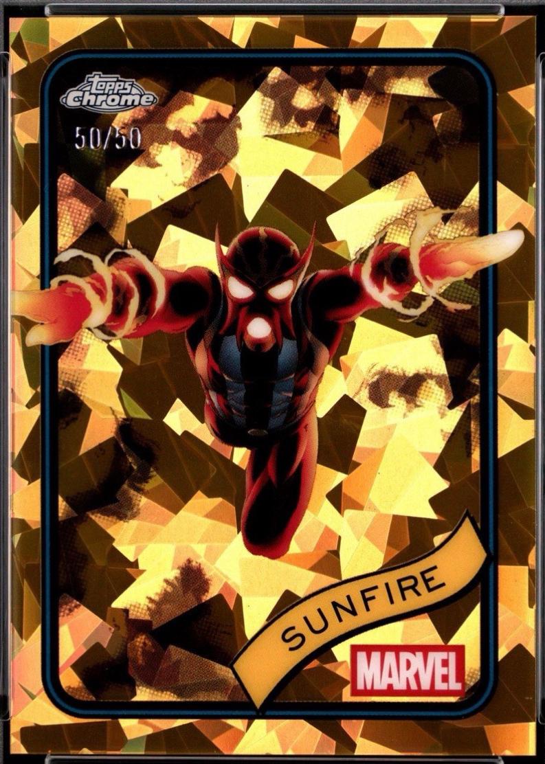 2025 Topps Chrome Sunfire [Gold Sapphire] #22 card