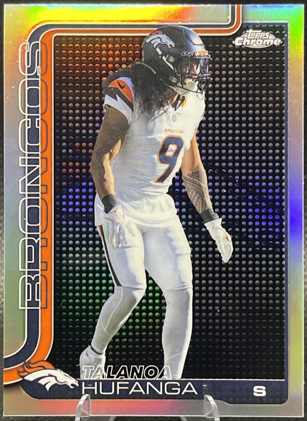 2025 Topps Chrome Talanoa Hufanga [Lightboard Logo Variation] #94 card