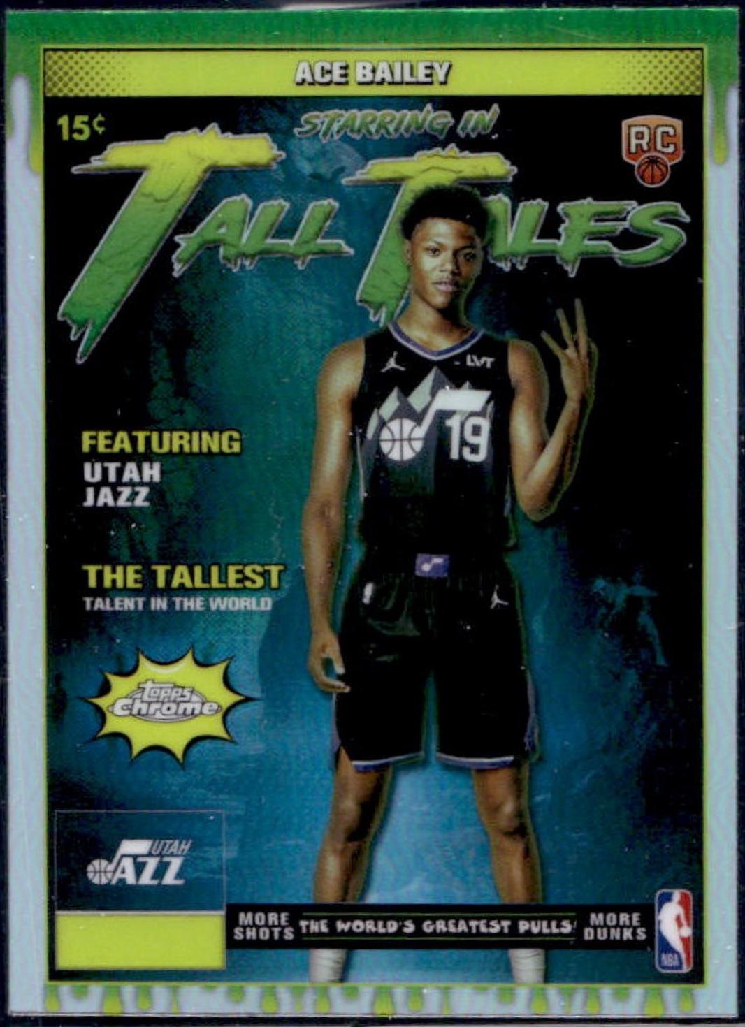 2025 Topps Chrome Tall Tales Ace Bailey [Refractor] #TT-23 card