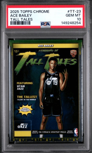 2025 Topps Chrome Tall Tales Ace Bailey #TT-23 card