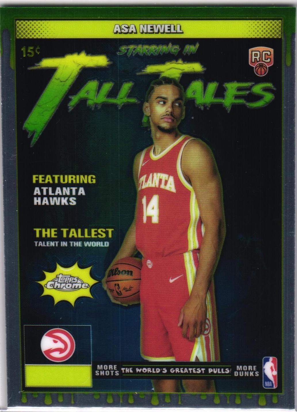 2025 Topps Chrome Tall Tales Asa Newell #TT-20 card
