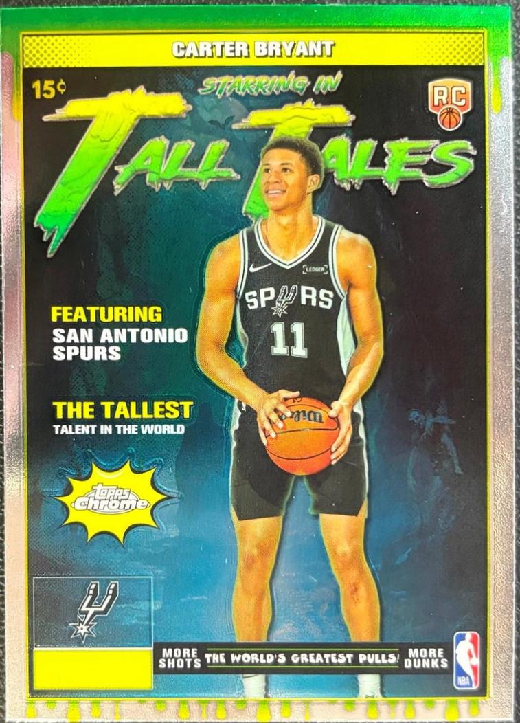2025 Topps Chrome Tall Tales Carter Bryant #TT-19 card