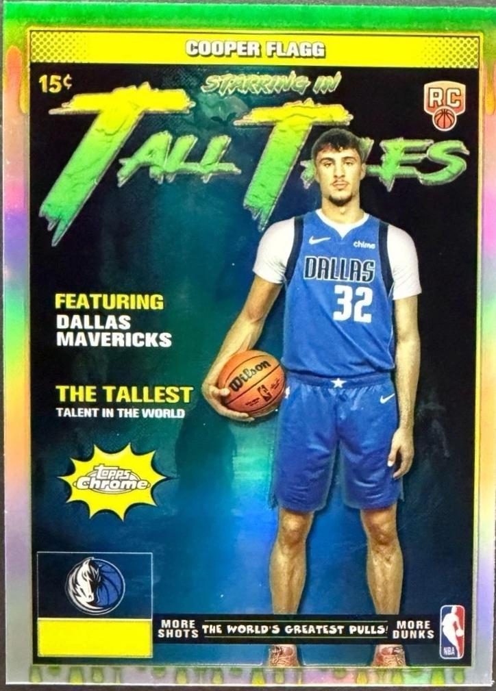2025 Topps Chrome Tall Tales Cooper Flagg [Refractor] #TT-16 card