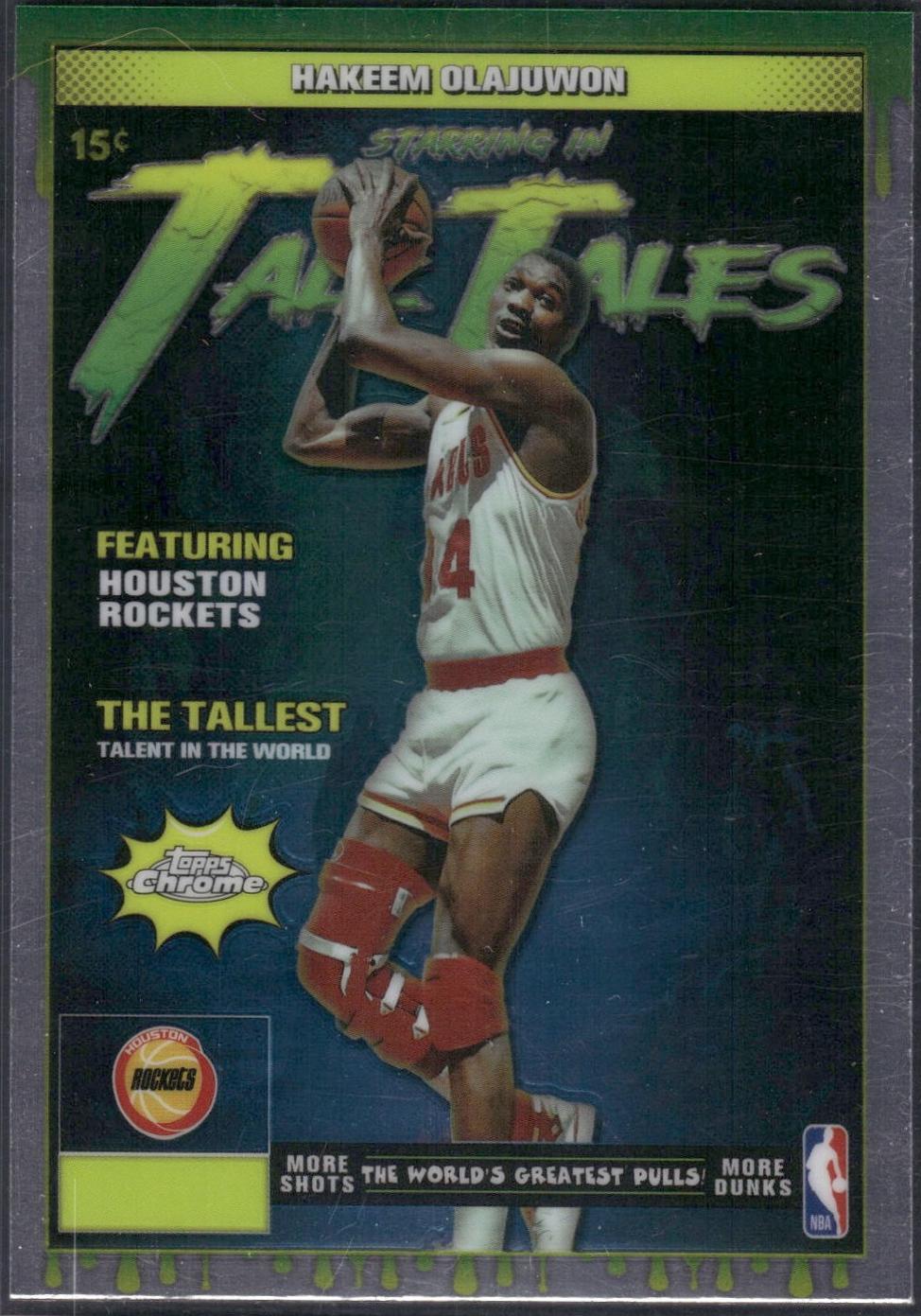 2025 Topps Chrome Tall Tales Hakeem Olajuwon #TT-12 card