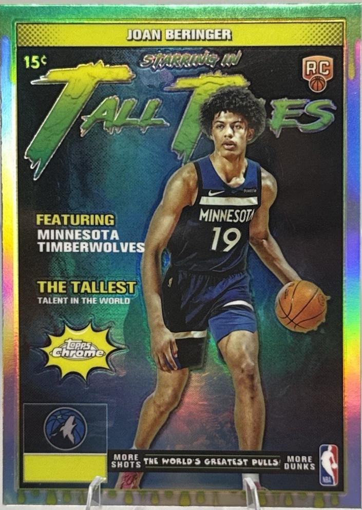 2025 Topps Chrome Tall Tales Joan Beringer [Refractor] #TT-25 card