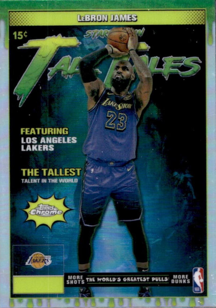 2025 Topps Chrome Tall Tales LeBron James [Refractor] #TT-7 card