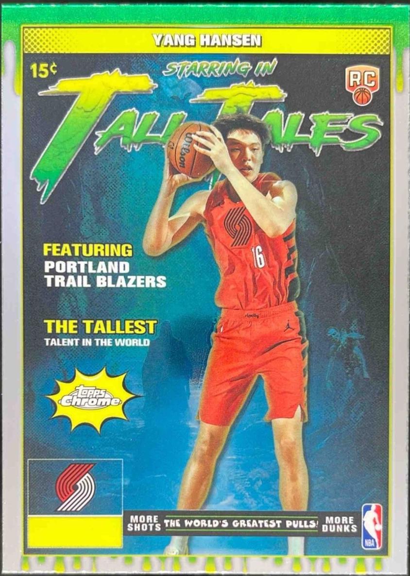 2025 Topps Chrome Tall Tales Yang Hansen #TT-21 card