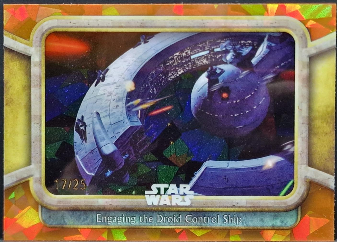 2025 Topps Chrome Teacher Droid [Orange Sapphire] #176 card