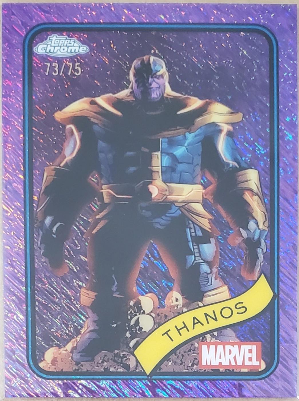 2025 Topps Chrome Thanos [Purple Shimmer] #158 card