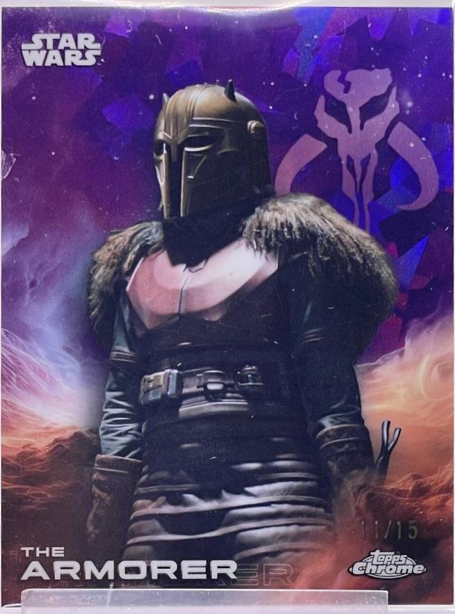 2025 Topps Chrome The Armorer [Purple Sapphire] #178 card