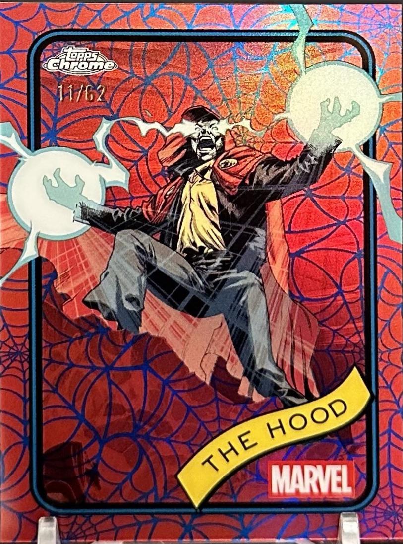 2025 Topps Chrome The Hood [Blue Red Web] #70 card